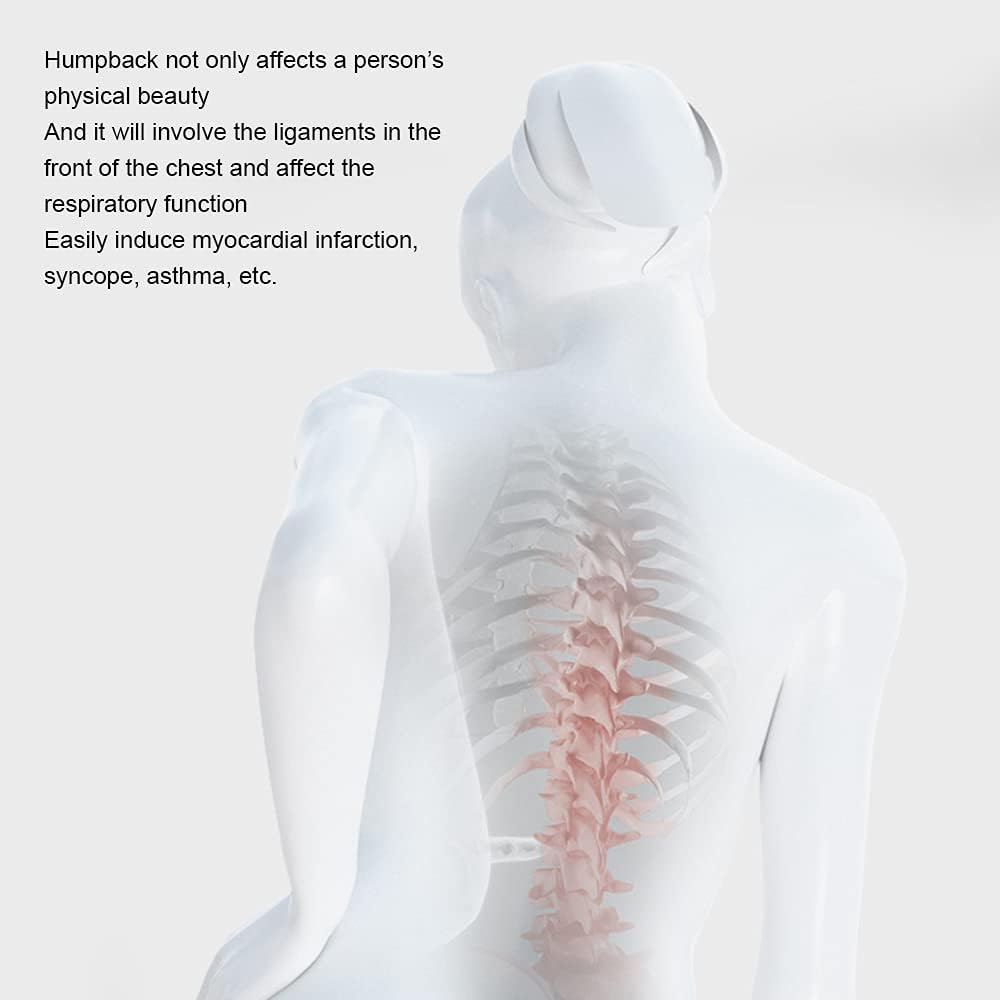 Correcteur de Posture Dorsale Ajustable Invisible Intelligent avec Rappel par Vibration