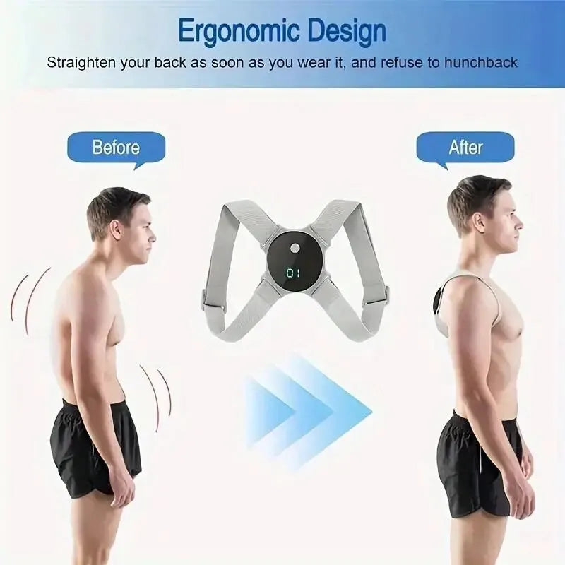 Correcteur Postural Invisible Intelligent avec Rappel par Vibration